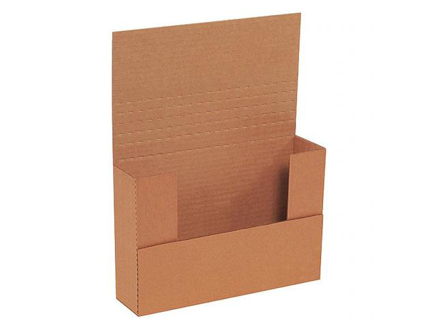 PARTNERS BRAND M9635BFK Easy-Fold Mailers, 9 1/2' x 6 1/2' x 3 1/2', Kraft,