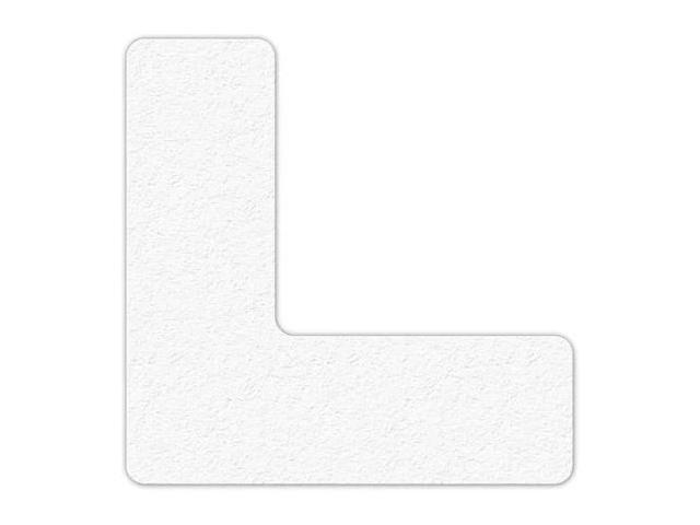 INCOM LM110W Workplace Floor Organization Marker Vinyl Film White, 6' W x 6' L,