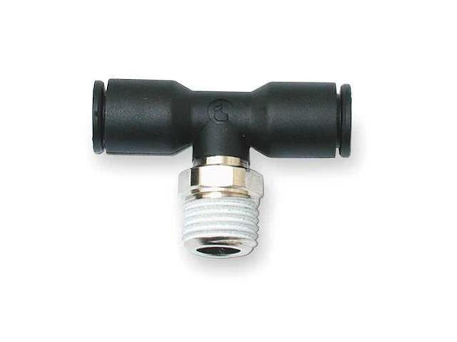 LEGRIS 3108 12 21 Push-Fit Tee Fitting, 12mm Tube Size, Fiberglass-Reinforced