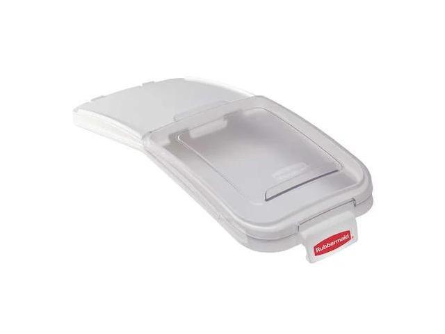 Rubbermaid 29' x 12-1/8' x 2' Polypropylene Storage Bin Lid, White FG9F7700CLR