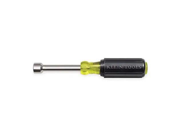 KLEIN TOOLS 630-1/2M Nut Driver, 1/2-Inch Magnetic Tip, 3-Inch Shaft