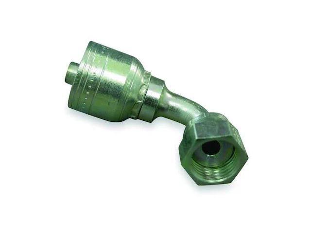 Eaton Aeroquip Crimp Fitting,90 deg,3/8' ID,11/16',FORS 1AA6FRB6