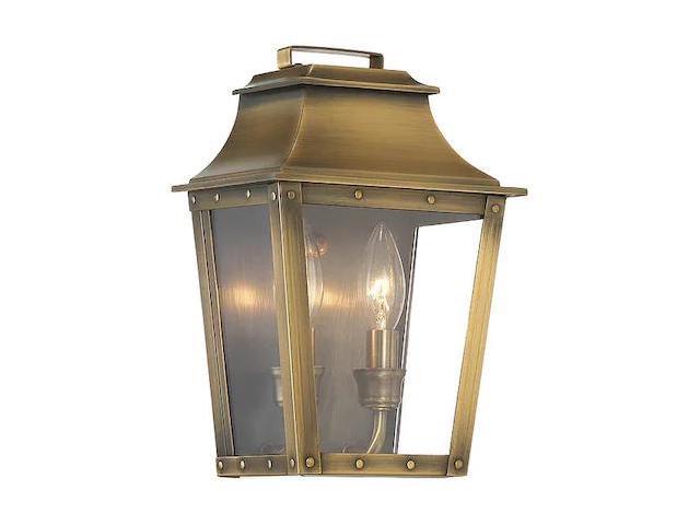 ACCLAIM LIGHTING 8423AB Pocket Wall Light,2-Light,Aged Brass
