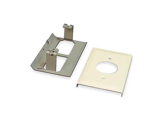 LEGRAND V3027AE Raceway Single Receptacle Cover, 3000 Series, 1, 2 Channel, 2