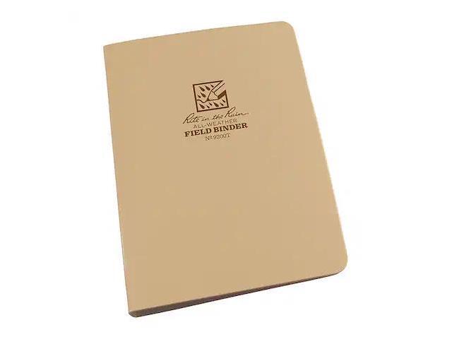 ZORO SELECT 9200T 1/2' Six Ring Field Round Binder, Tan