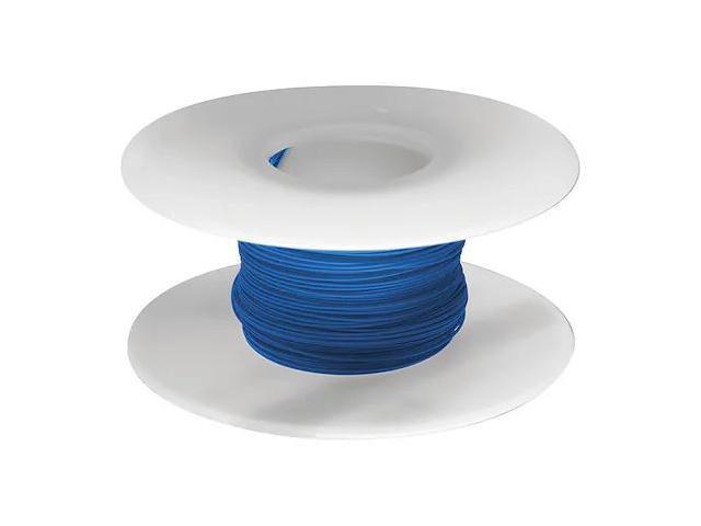 OK INDUSTRIES R26B-0100 Spooled Wrapping Wire, 26 AWG, Blue, Kynar(R), 100 ft
