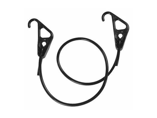 THE BETTER BUNGEE BK10516BK Bungee Cord, Hook End,10 ft. L,5/16' dia