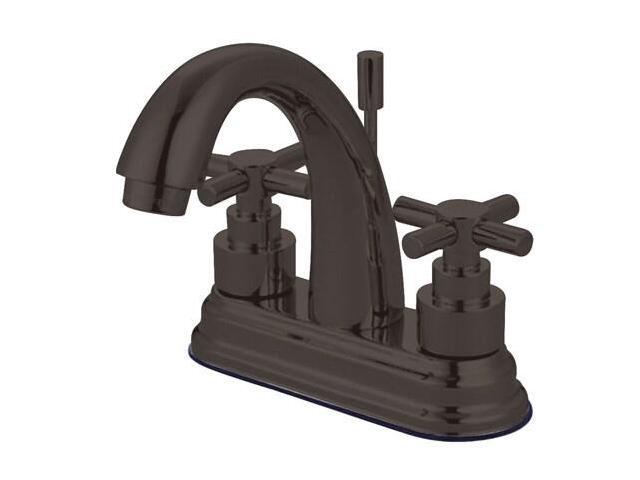 Kingston Brass Elinvar Two Handle 4' Centerset Lavatory Faucet with Brass Pop-up