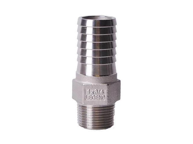 LEGEND VALVE 312-016SS 1-1/4' x 1' SS MALE ADAPTER
