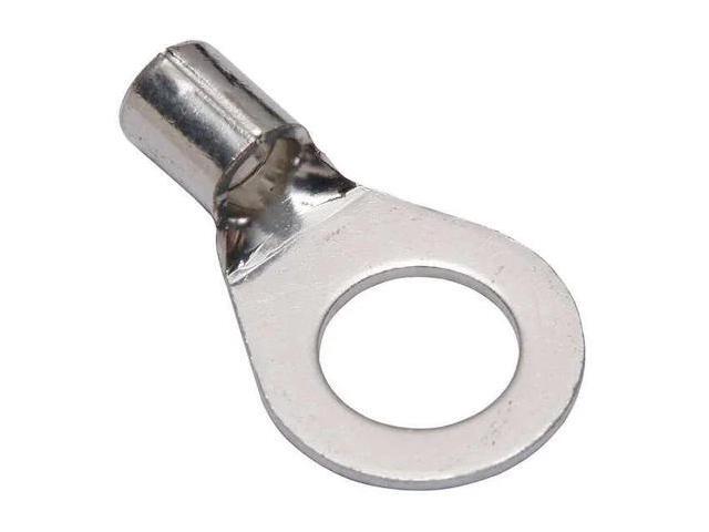 BURNDY YAD6CM12E12 Uninsulated Compression Terminal, 6 AWG Max, 1/2 in Stud,