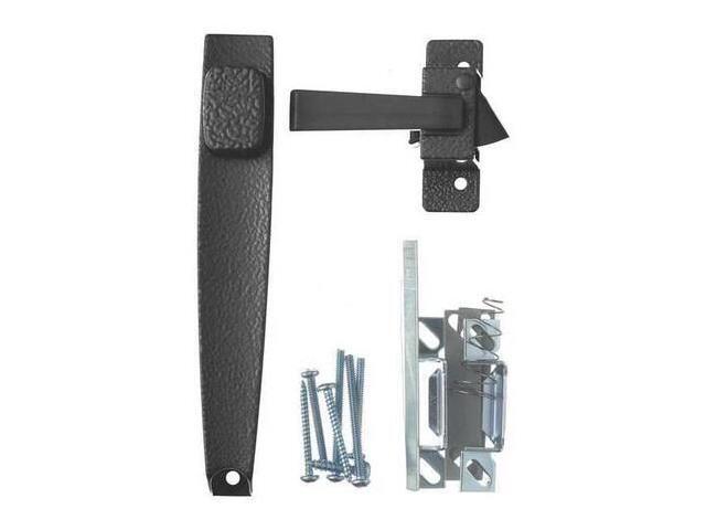 WRIGHT PRODUCTS V398 Push Button Latch,1-1/2 in.,Aluminum
