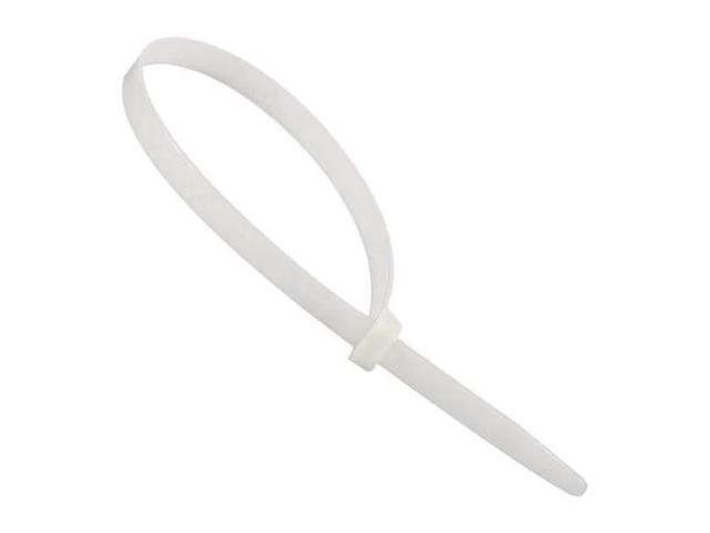 PARTNERS BRAND CT21175 Cable Tie, 21 in L, Natural, Nylon, 175 lb Strength, 100