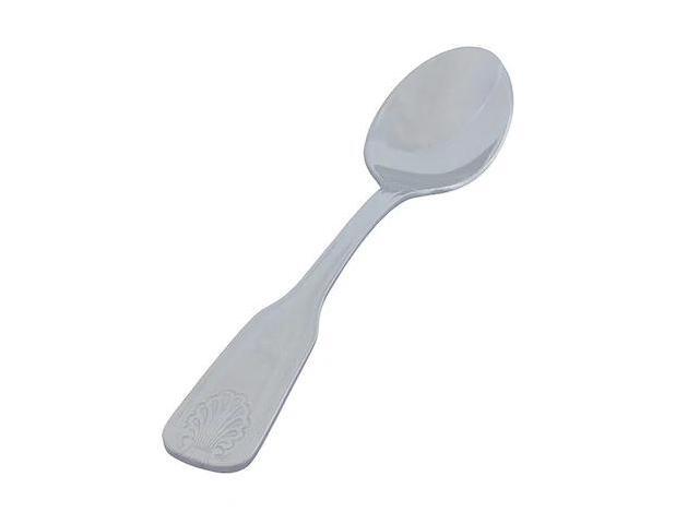 CRESTWARE SHL200 Teaspoon,6 1/8 in L,Silver,PK36