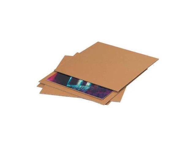 PARTNERS BRAND SP1016 Corrugated Layer Pads, 10 7/8 x 16 7/8, Kraft,
