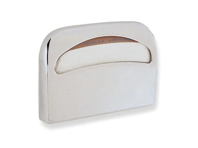 TOUGH GUY 3P916 Toilet Seat Cover Dispenser, Color: Chrome