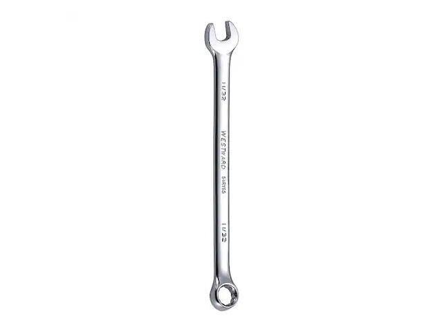 WESTWARD 54RY65 Comb. Wrench,11/32',SAE,Full Polish