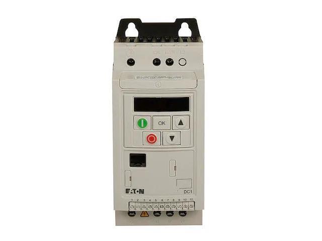 EATON DC1-S17D0NN-A20CE1 Variable Frequency Drive, 1/2 HP, 115VAC, Cutler-Hammer