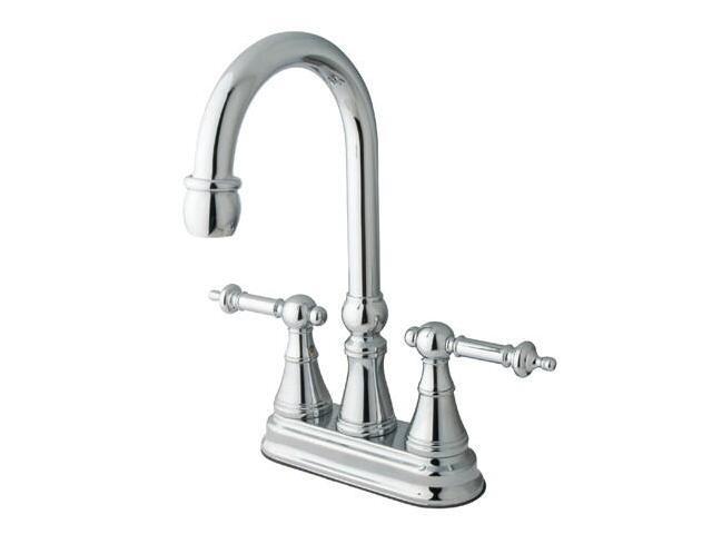 Kingston Brass KS2491TL Bar Faucet, Polished Chrome