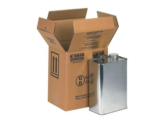 PARTNERS BRAND HAZ1022 F-Style Boxes, 2-1 Gallon, 9 in x 6-11/16 in x 10-1/4