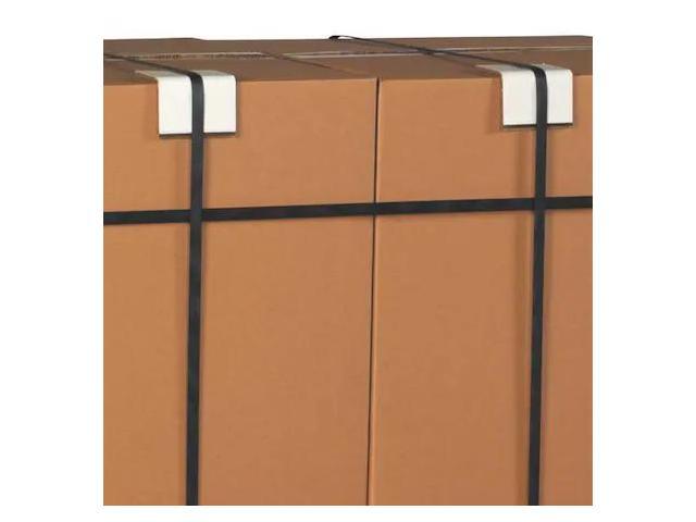 PARTNERS BRAND SP333160 Strapping Protectors, .160, 3' x 3' x 3', White, PK720
