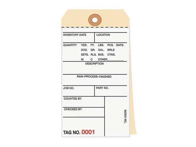 PARTNERS BRAND G15151 Inventory Tag,6 1/4x3 1/8,PK500, 10 Point Cardstock, 6 PARTNERS BRAND G15151 Inventory Tag,6 1/4x3 1/8,PK500, 10 Point Cardstock, 6