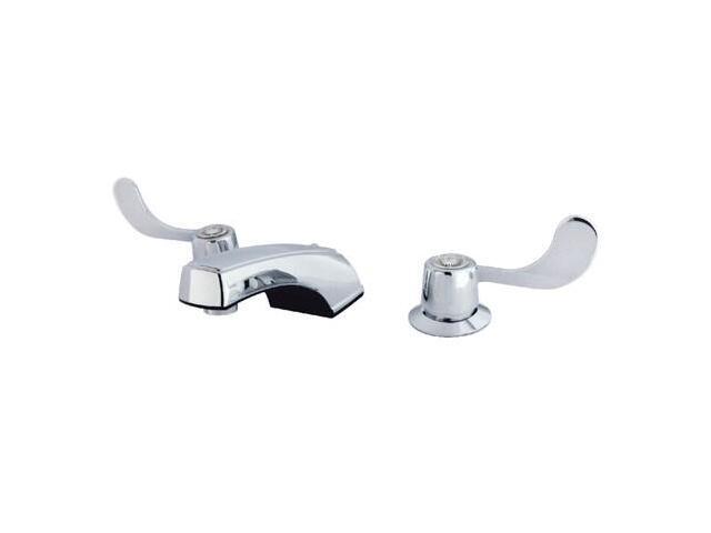 Kingston Brass GKB931G Water Saving Vista Widespread Lavatory Faucet with Grid Pop-up, Chrome