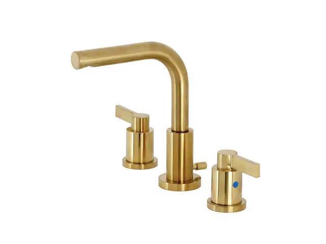Fauceture FSC8953NDL 8 in. Widespread Bathroom Faucet, Brushed Brass