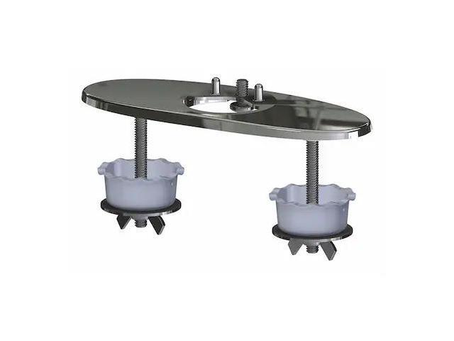 CHICAGO FAUCET EQ-A12-KJKCP 4' Cover Plate, Zinc