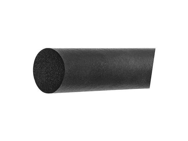 ZORO SELECT ZUSA287187-15 Foam Cord,15 ft. L,3/16' dia.,Black