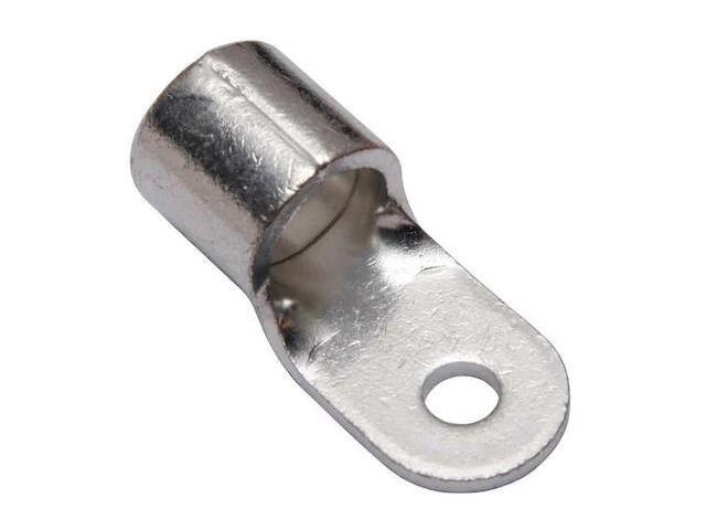 BURNDY YAD28M8E516 Uninsulated Compression Terminal, 4/0 AWG Max, 5/16 in Stud,
