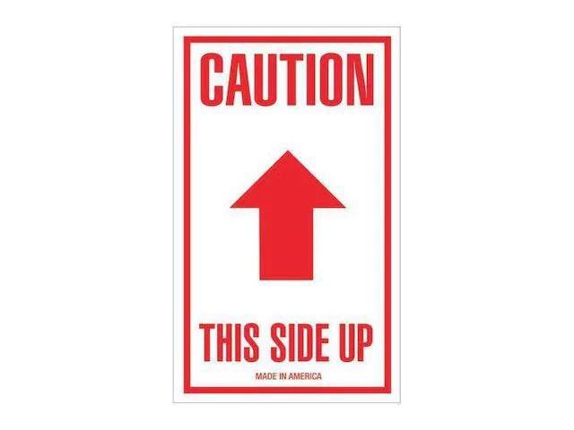 TAPE LOGIC SCL515 Tape Logic Labels, 'Caution - This Side Up', Arrow, 3' x 5',