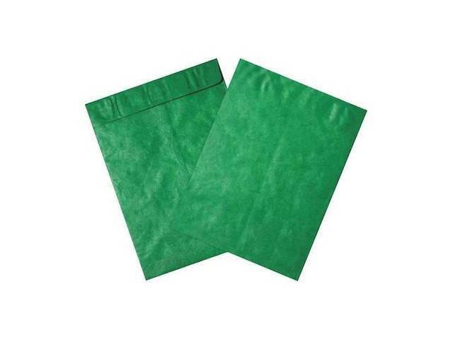 TYVEK TYC1215G Envelopes, 12' x 15 1/2', Green, PK100