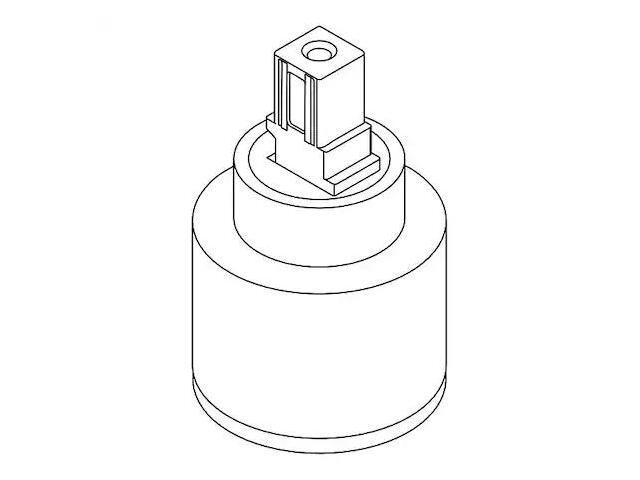 KOHLER k-1341336 Ball Valve,White,2' L,Hot/Cold