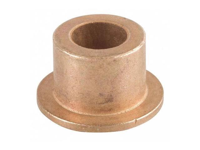 BUNTING BEARINGS DPEF101216 Flanged Sleeve Bearing,5/8 in Bore,PK3