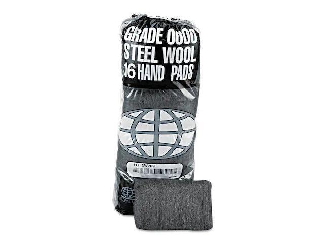Gmt Industrial-Quality Steel Wool Hand Pad #0000 Super Fine 16/Pack 192/Carton 117000