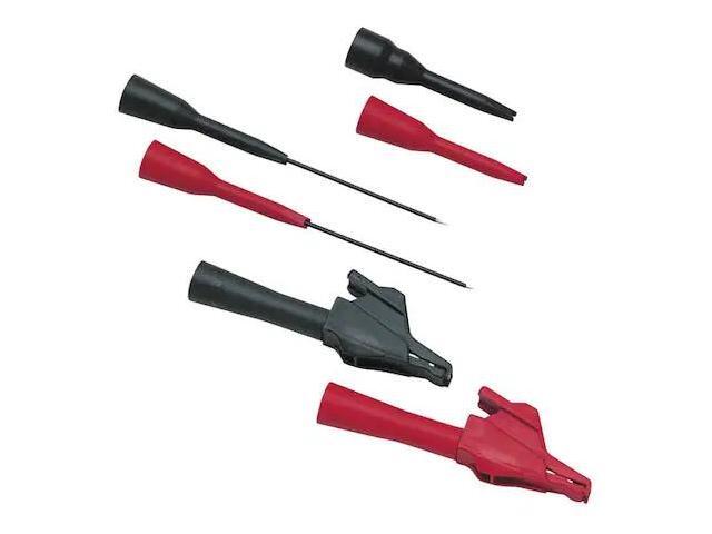 FLUKE TP920 Test Probe Adapter Kit, CAT III 300V, 2mm Pin Tip Jack, Black, Red
