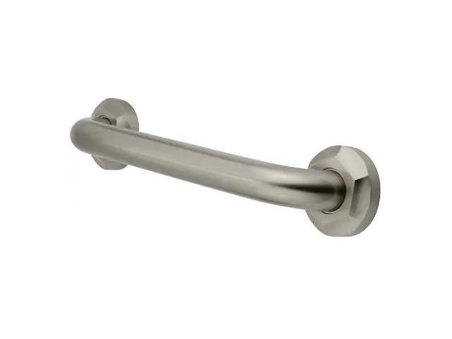 METROPOLITAN DR714328 Traditional Grab Bar, 34-13/16' L, 17 ga. Brass, Brushed