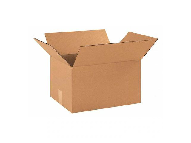 PARTNERS BRAND 16129 Corrugated Boxes, 16 1/4' x 12 1/4' x 9 5/16', Kraft,