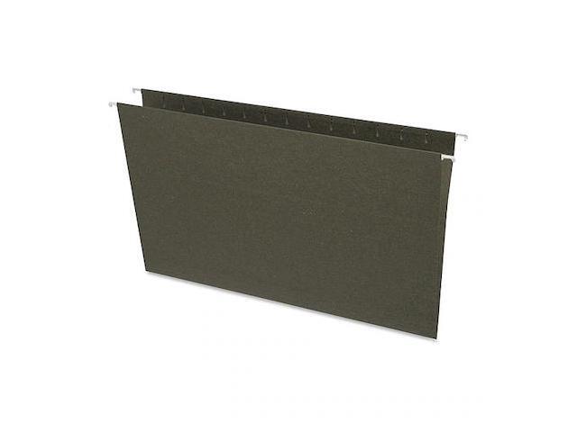 Business Source Hanging Folders w/o Tabs Legal 25/BX Green 26529
