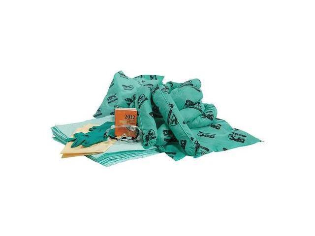BRADY SPC ABSORBENTS SKH20-R Spill Kit Refill, Chem/Hazmat, Green