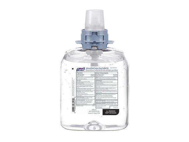 PURELL 5091-04 Hand Sanitizer, Cartridge, Gel, 1200mL, PK4, Hygiene Series: FMX