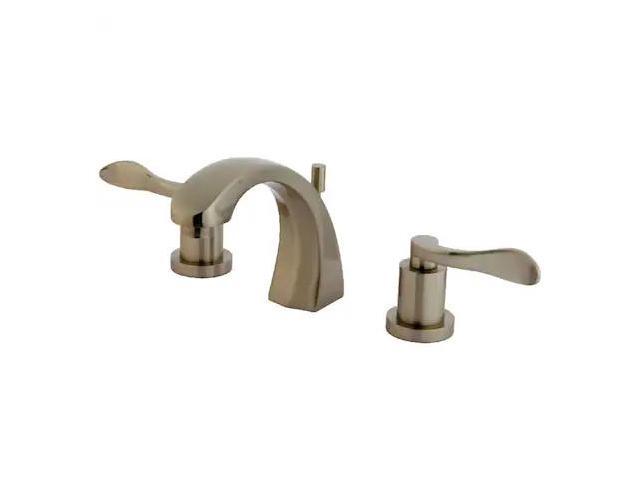 Kingston Brass KS4988DFL 8 in. Widespread Bathroom Faucet, Brushed Nickel