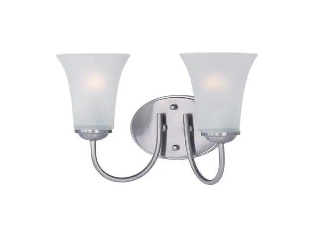 MAXIM LIGHTING 10052FTSN Logan 2-Light 14' Wide Satin Nickel Vanity Light