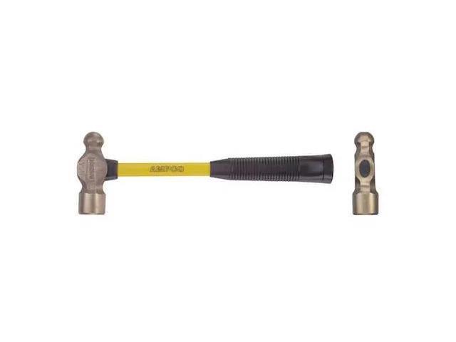 AMPCO SAFETY TOOLS H-3FG 24 oz. Ball Peen Hammer, 14' Fiberglass Handle
