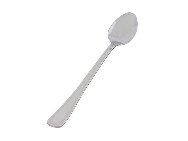 CRESTWARE CON512 Ice Tea Spoon,7 1/2 in L,Silver,PK36