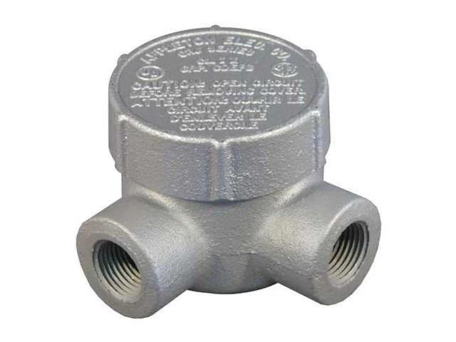 APPLETON ELECTRIC GRJL50 Conduit Outlet Body,Iron,L