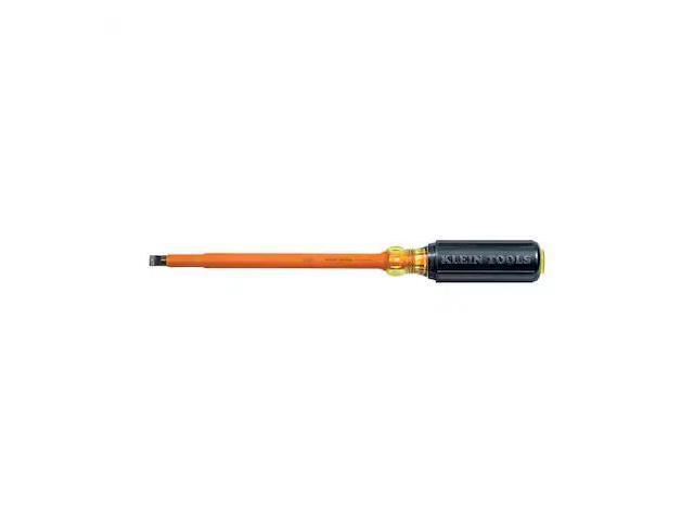 Klein Tools Steel Insulated Screwdriver with 8' Shank and 3/8' Standard Tip