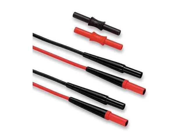 FLUKE Fluke-TL221 Silicone Test Lead Extension Kit, CAT III 1000V, CAT IV 600V,