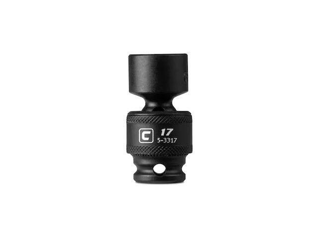 CAPRI TOOLS 5-3317 3/8 in Drive 17 mm Universal Impact Socket