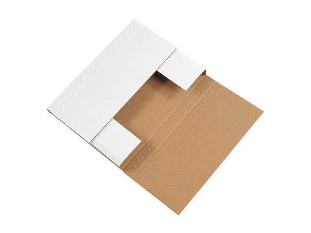 PARTNERS BRAND M1293BF Easy-Fold Mailers, 12 1/8 x 9 1/8 x 3, White,